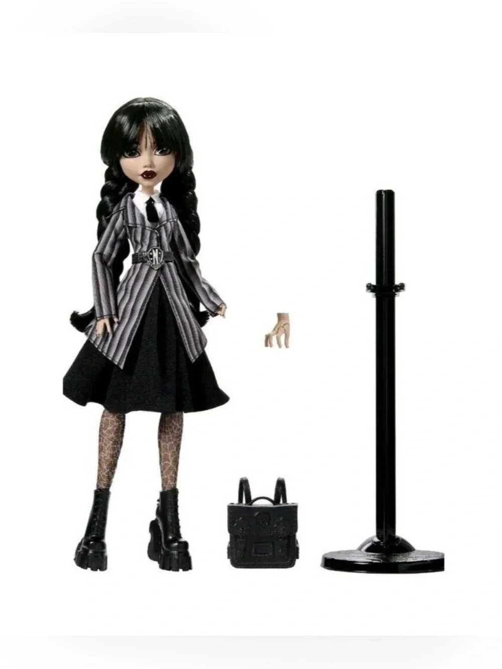NIB Authentic Monster High x Wednesday Addams Doll Nevermore